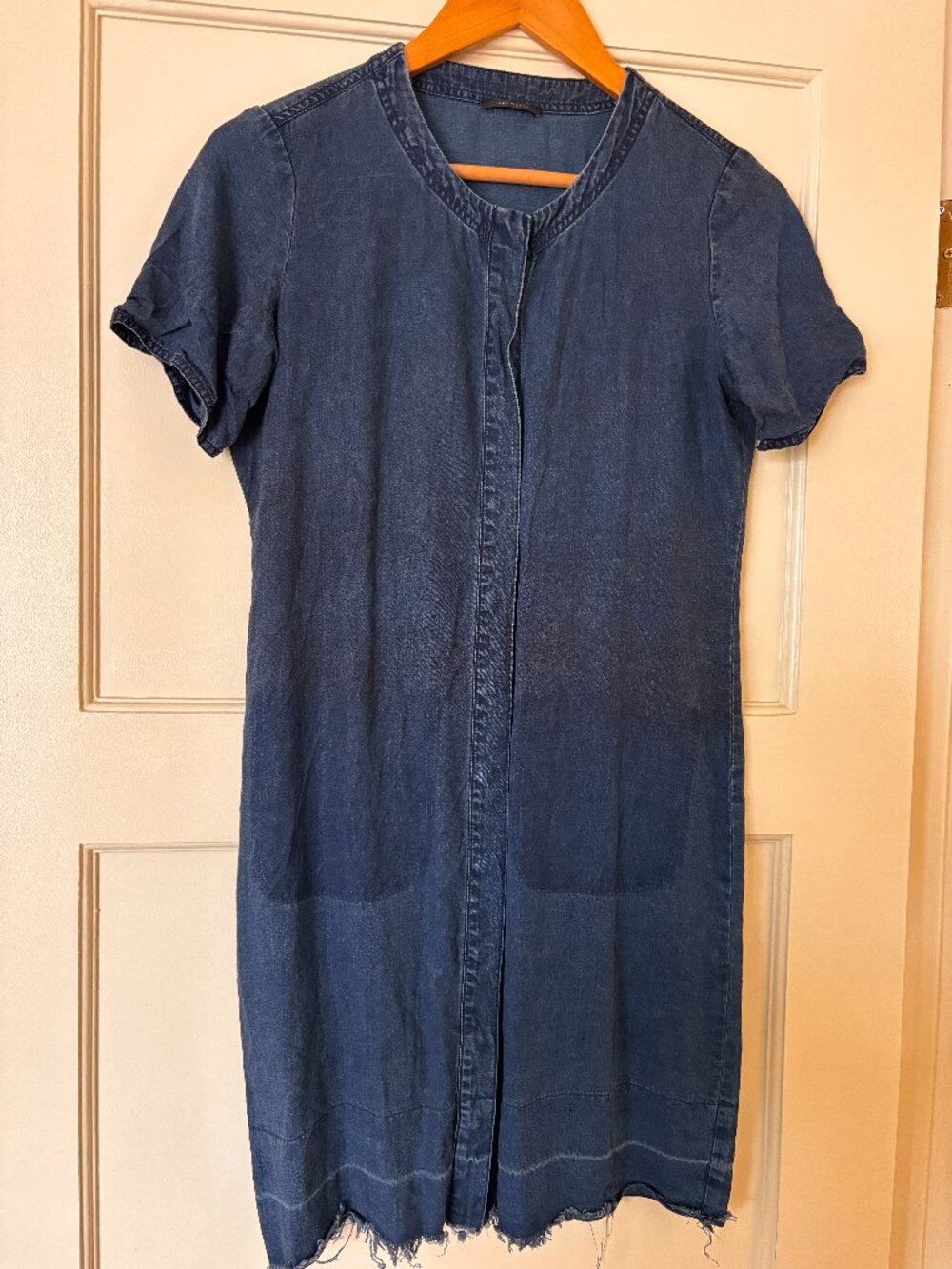 IKKS Denim Straight Button Dress